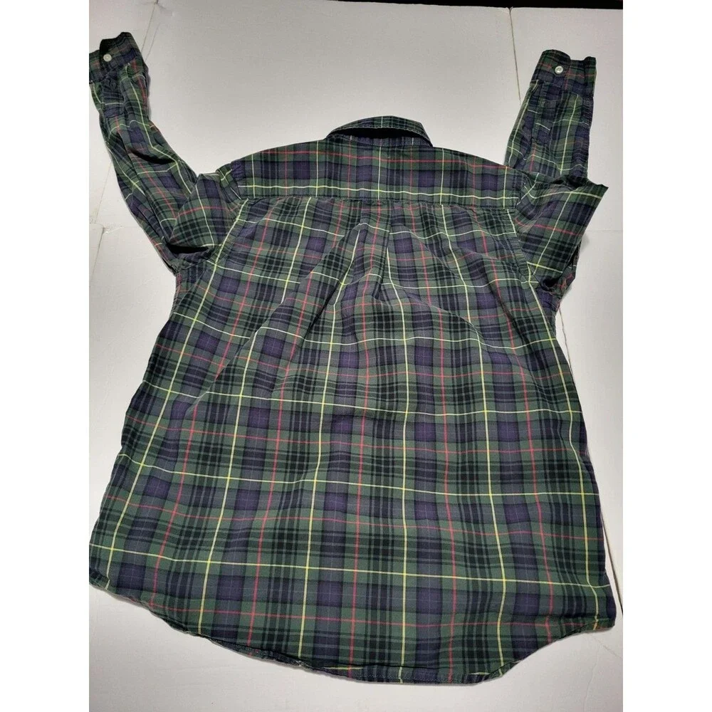 (#18) Polo Ralph Lauren Long Sleeve Button Down Size Kid's L(14-16) MULTICOLOR